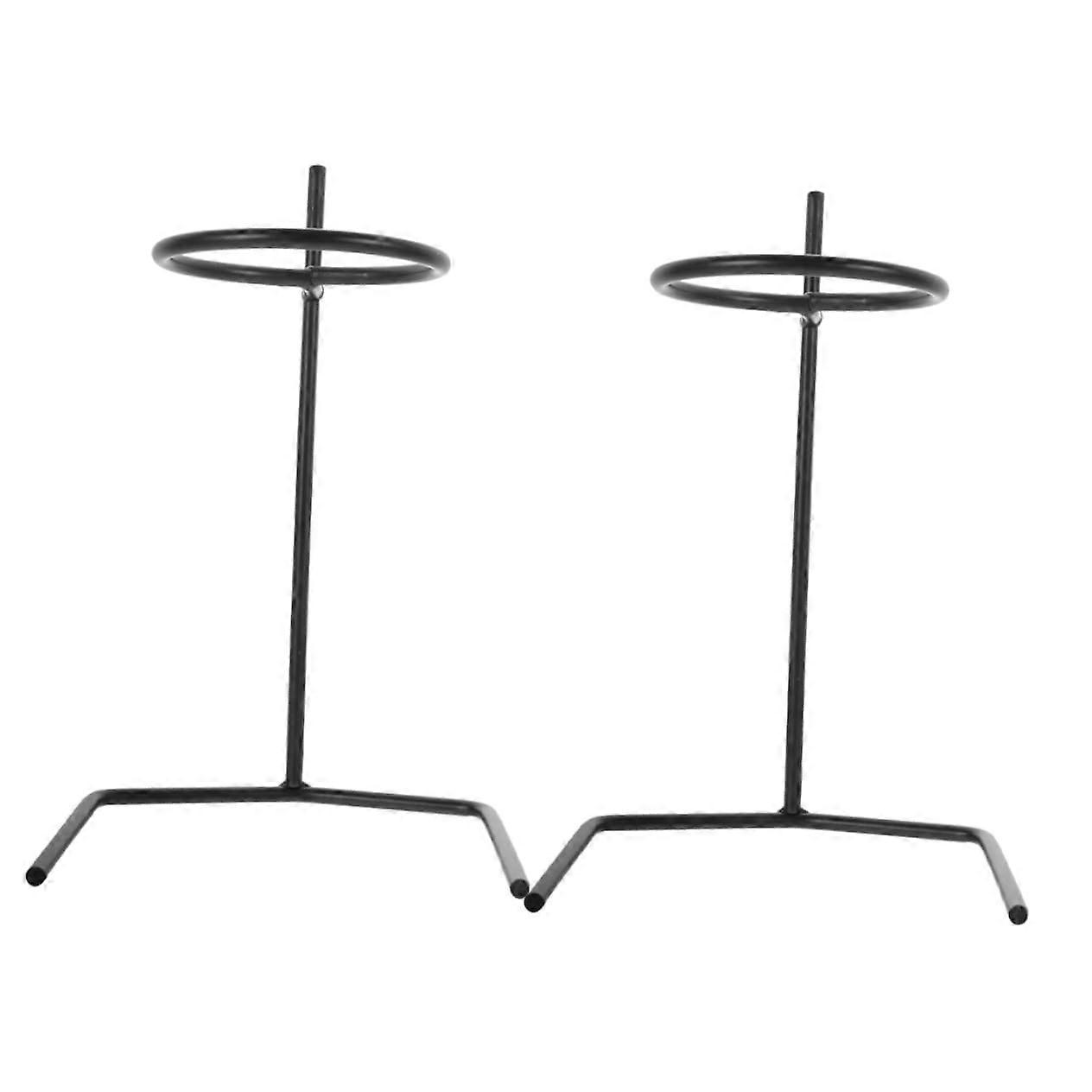 2pcs Stainless Steel Coffee Dripper Stand Reusable Filter Cup Holder for Compact Brewing