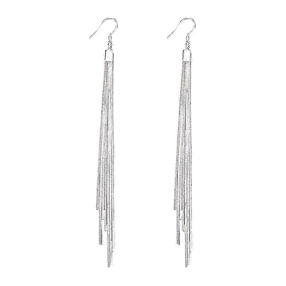 Fringe and Long Tassel Thread Earrings as Charming Jewelry