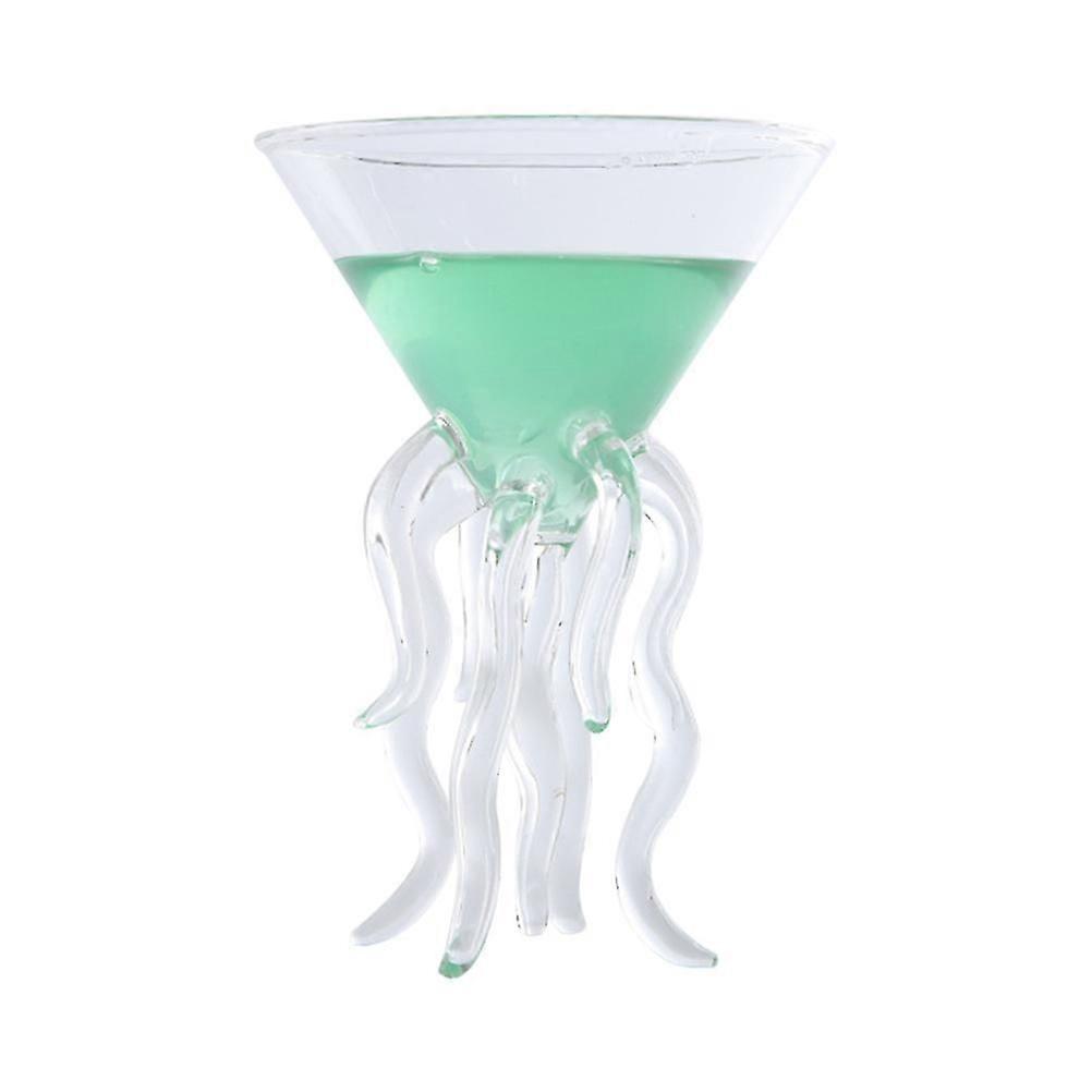 Creative Glass Cocktail Jellyfish Octopus Juice Goblet