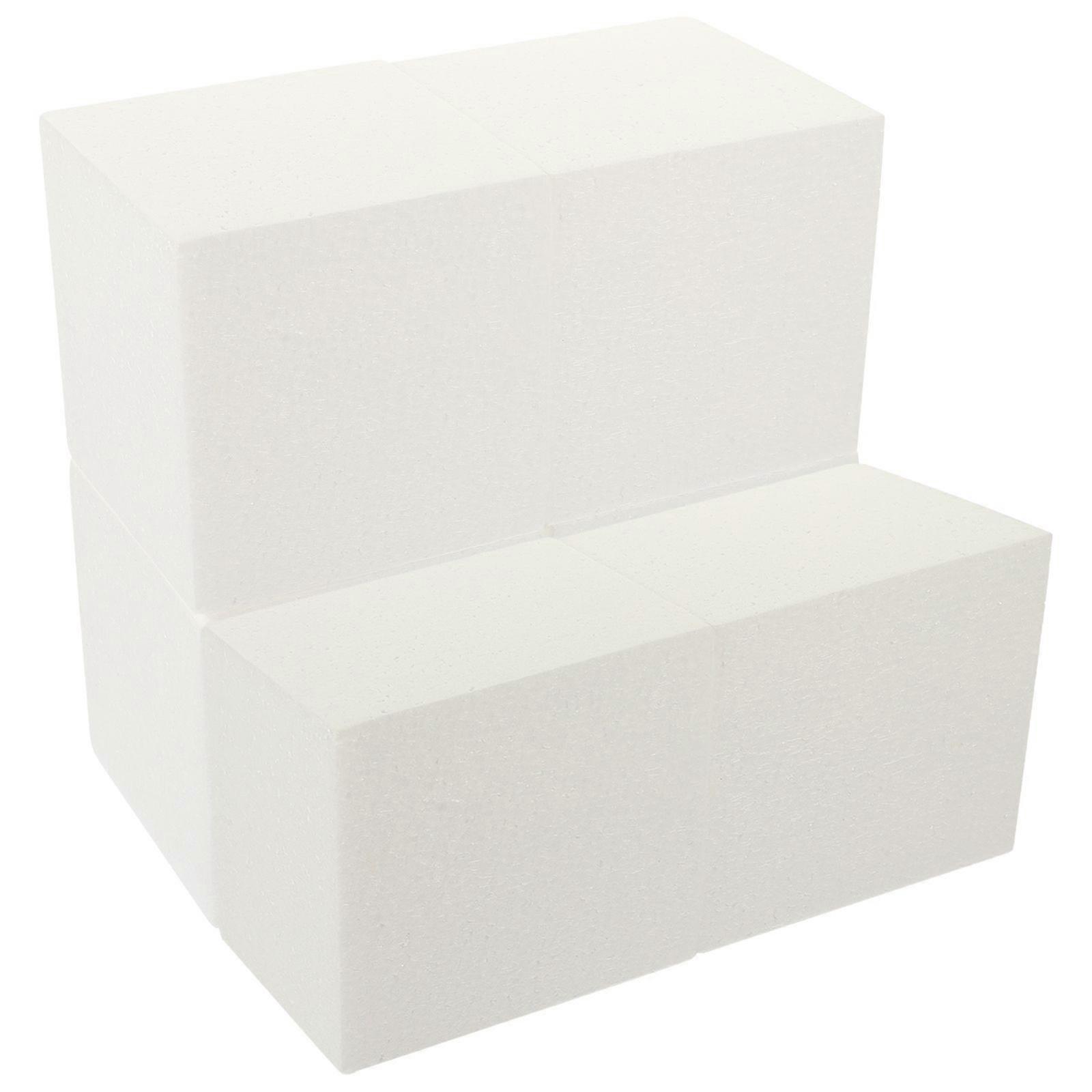 6Pcs Reusable Cubic Cakes Cubic Fake Cakes Gathering Cake Models Practicing Accessory