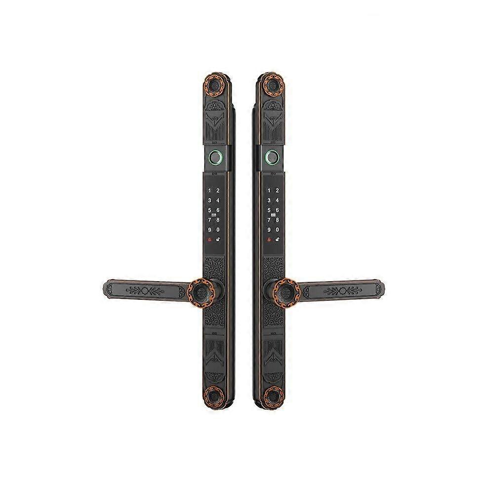 Smart Door Lock with Fingerprint Keypad RFID, App Control, Slim Fit for Narrow Push Pull Doors