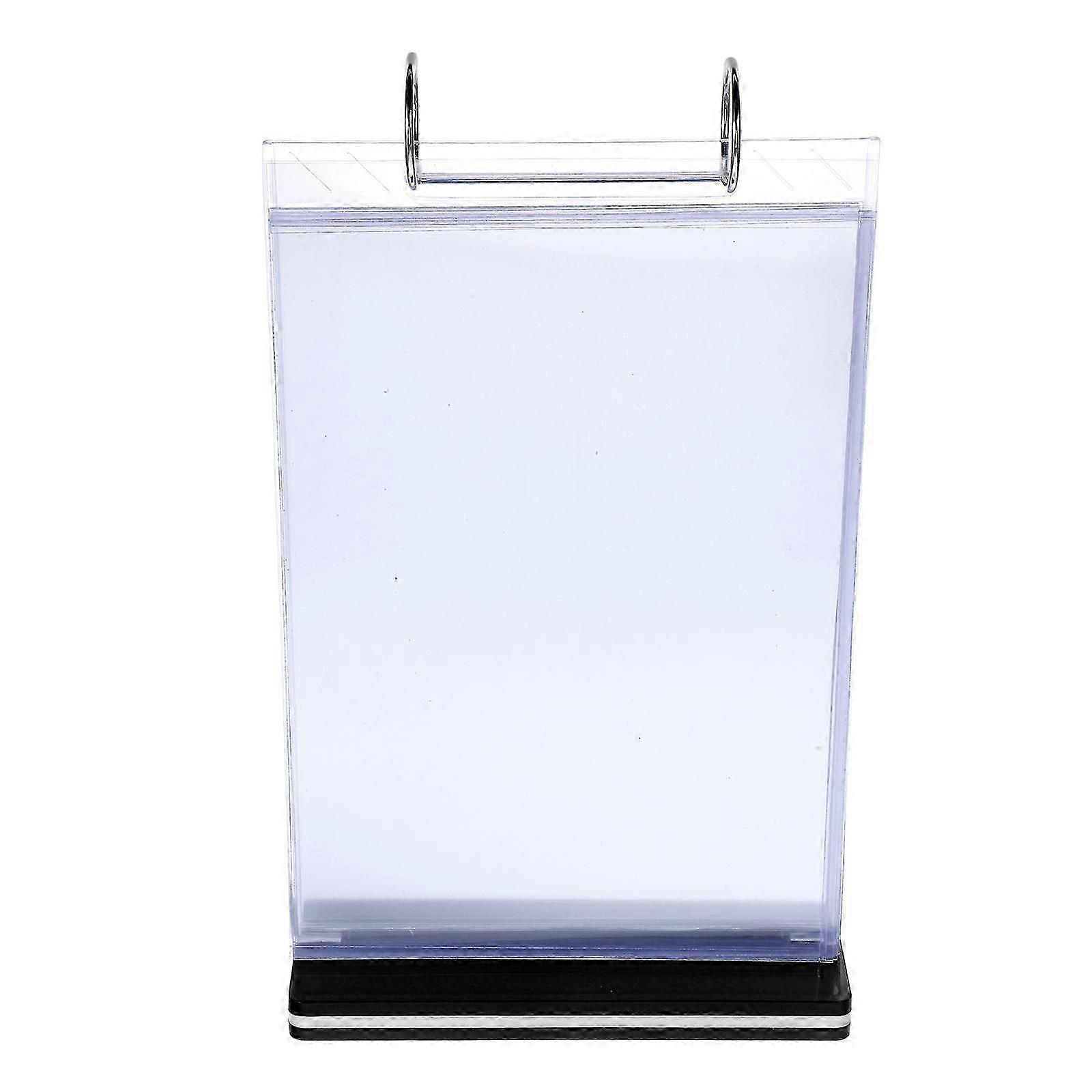 Menu Holder with Stable Base for Display Use Lightweight PVC Material A5 Size