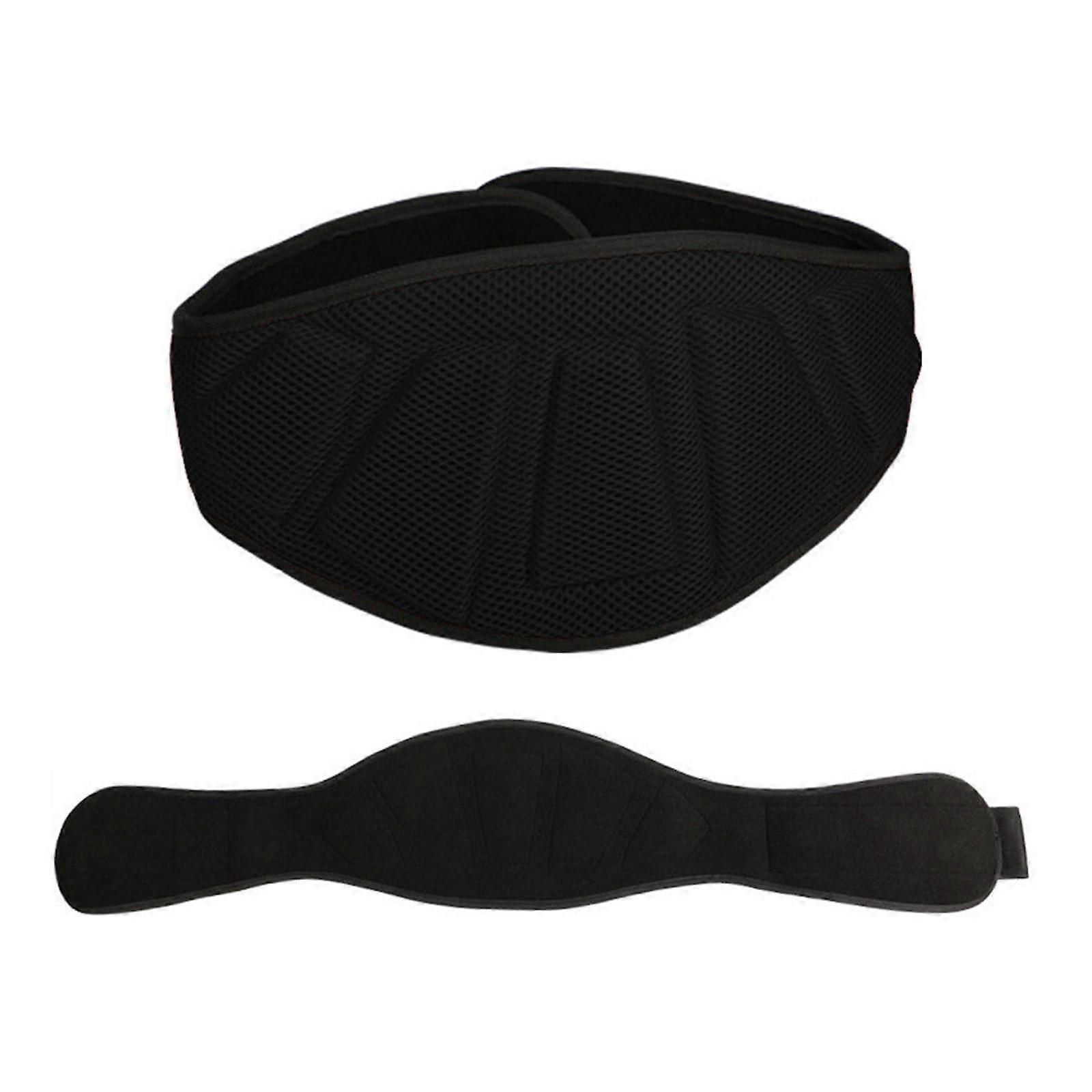 Weightlifting Belt with Enhanced Lumbar Support, Adjustable Fit, Breathable for Strength Training