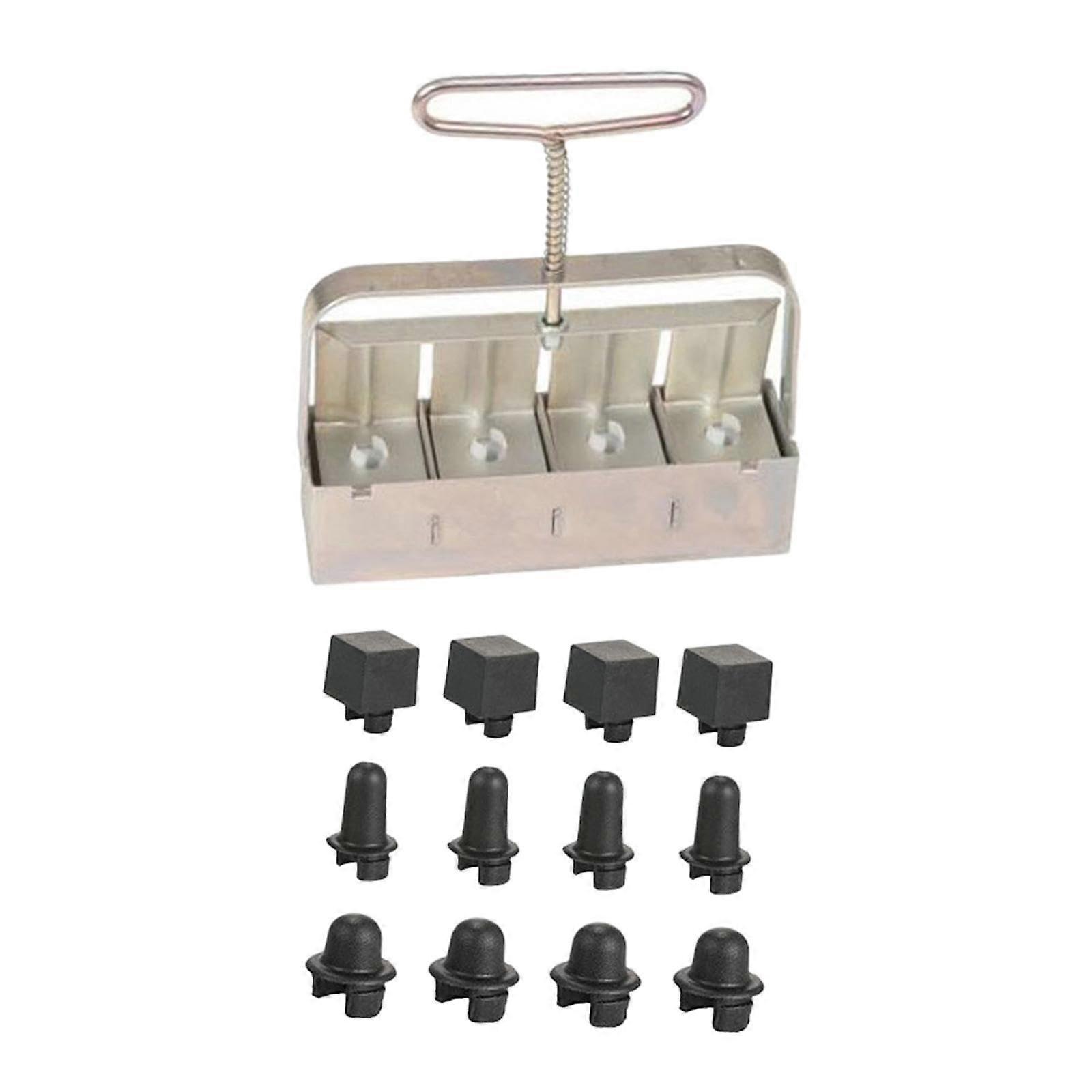 Soil Block Maker for Seedlings with Ergonomic Non Slip Handle, Seed Starter Tool Set B