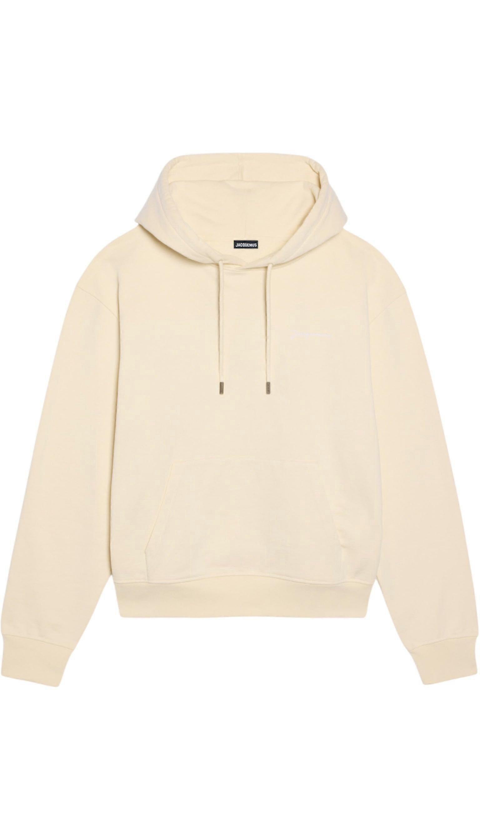 Jacquemus unisex beige hoodie