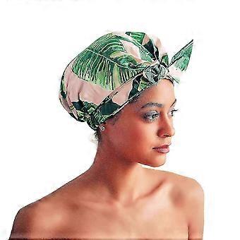 Luxury Women'S Luxury Shower Cap, Bowknot Waterproof Baths, Reusable Shower Cups, Multifunctional Shower Hat