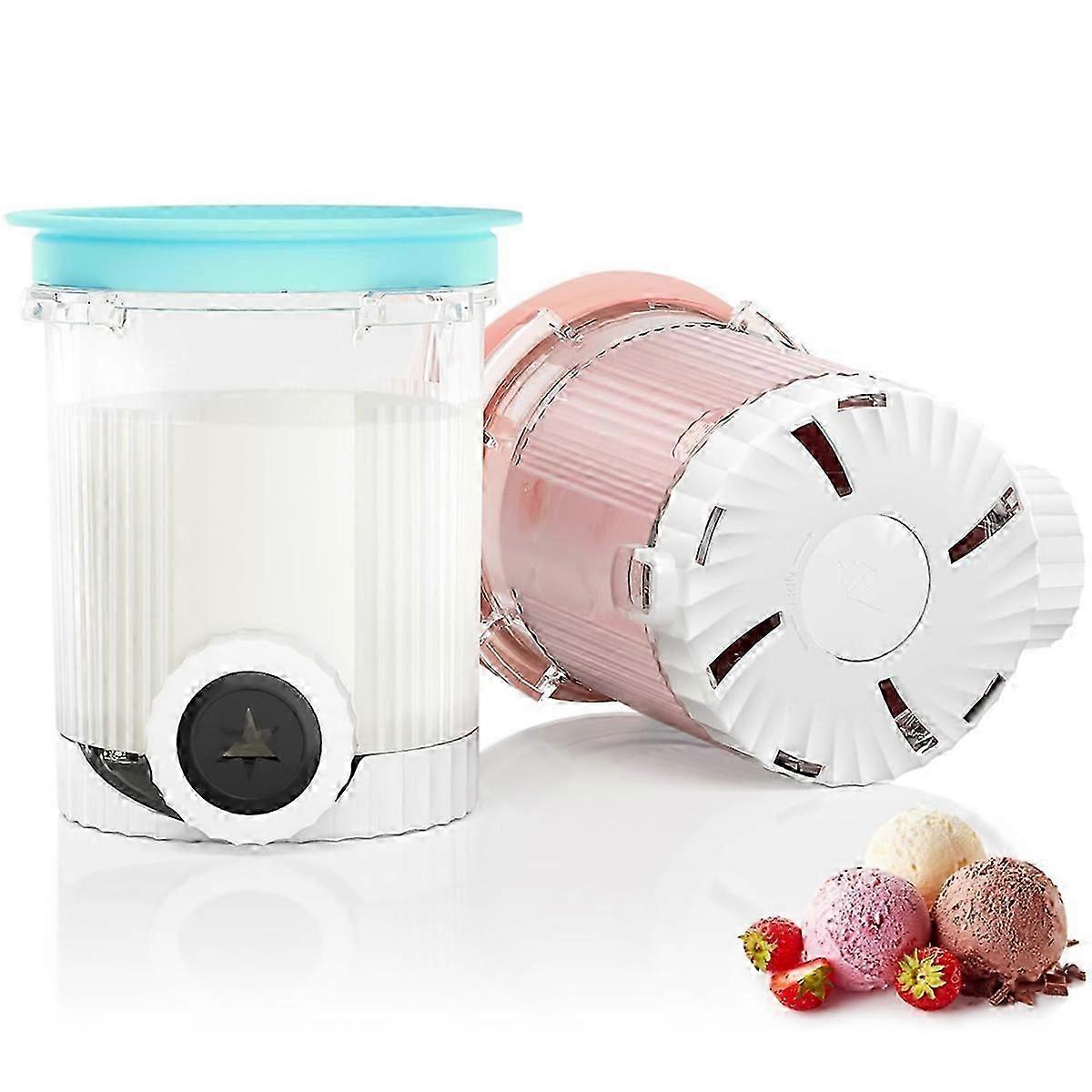 2 Pack Cream Pints and Lids compatible for NC700 NC701 Series