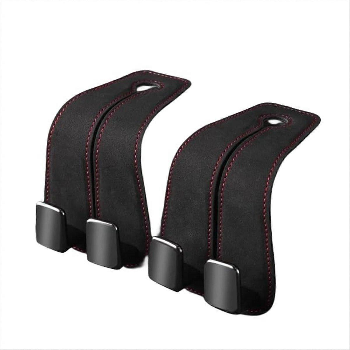 2pcs Seat Back Double Hook Customized Seat Back Hook For Car Black
