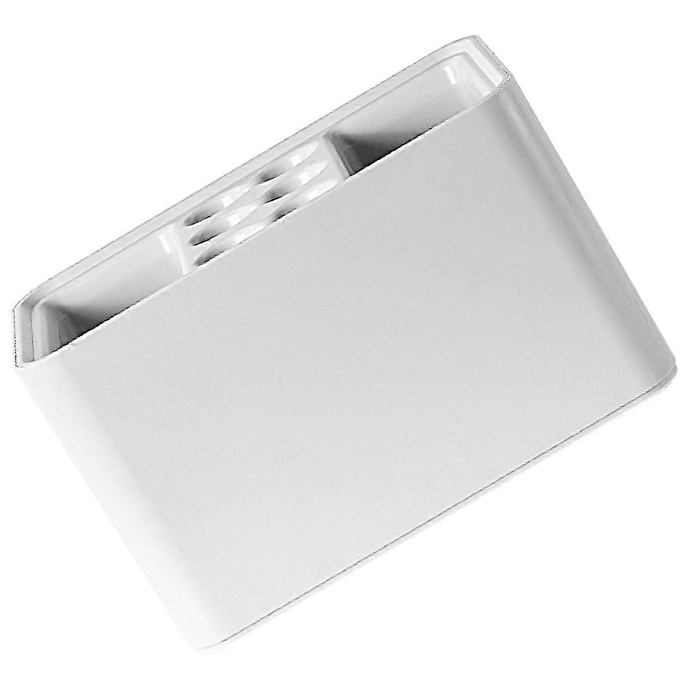 White Umbrella Stand Holder for Storing 2Pcs with Removable Drip Tray