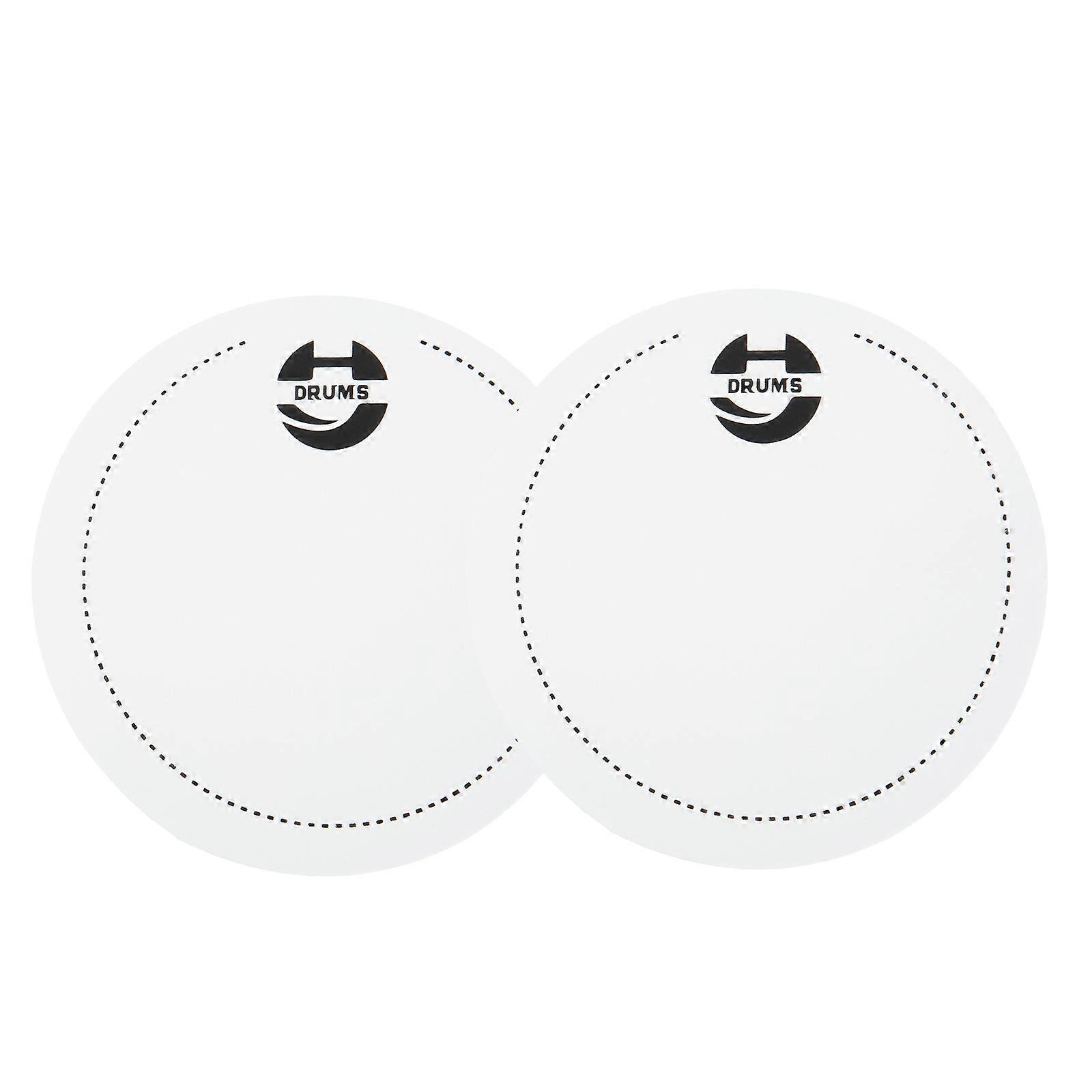 Drum Set Protection Sticker Protective Drum Sticker for Protection 2Pcs Durable