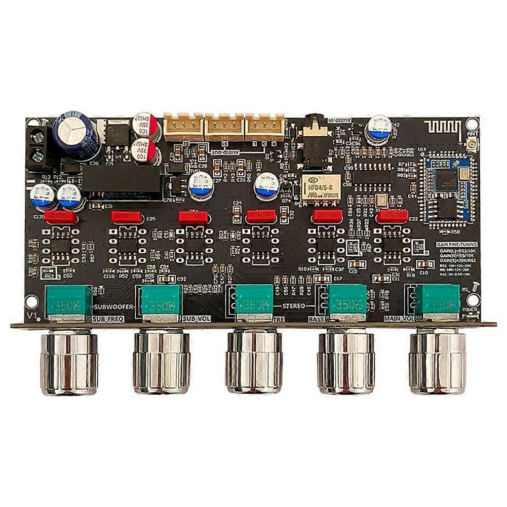 ZK-PRO2 Preamplifier Tone Board 2.1 Channel Subwoofer with Bluetooth Decoding QCC3034+ES9023