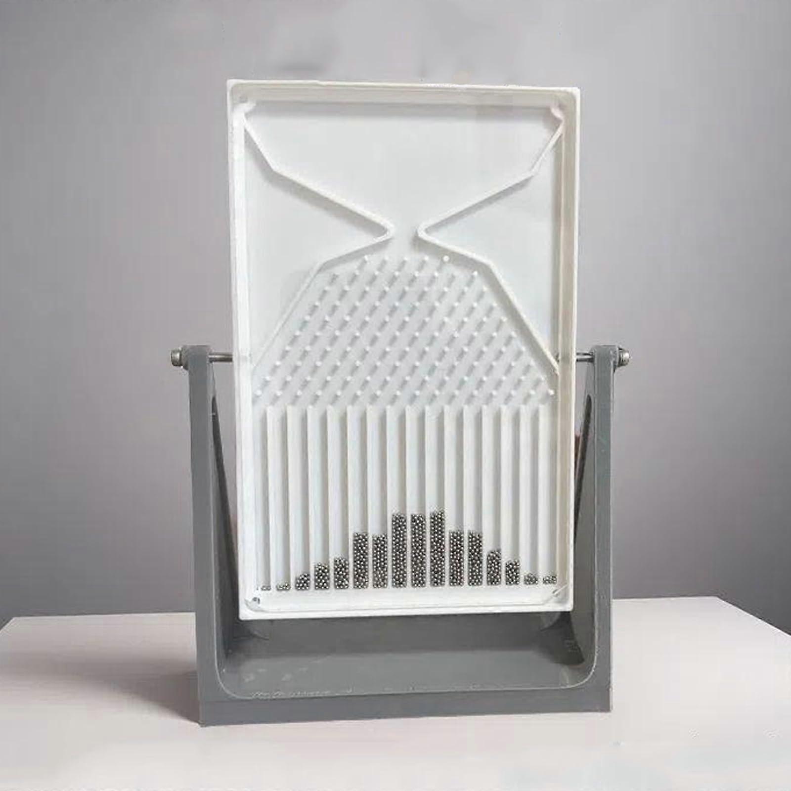 Galton Board Probability Distribution Model with Rotatable Plate and Transparent Panels for STEM Learning