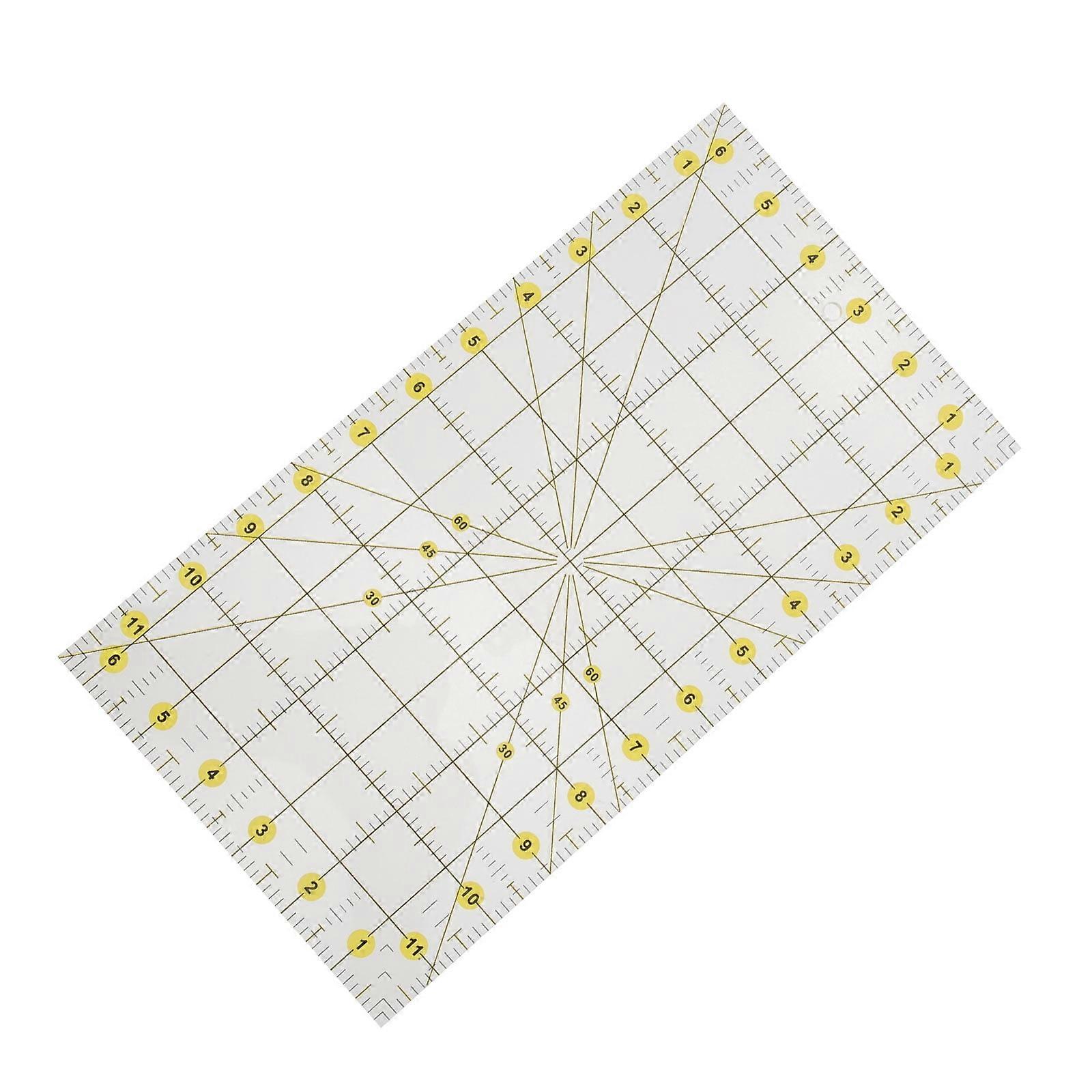 Quilting Tools Patchwork Cutting Ruler Templates for Craft