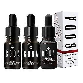 3 X GODA For Her Pheromone Perfume Essential oil for Women Long-Lasting with Jasmine and Rose 2025 New