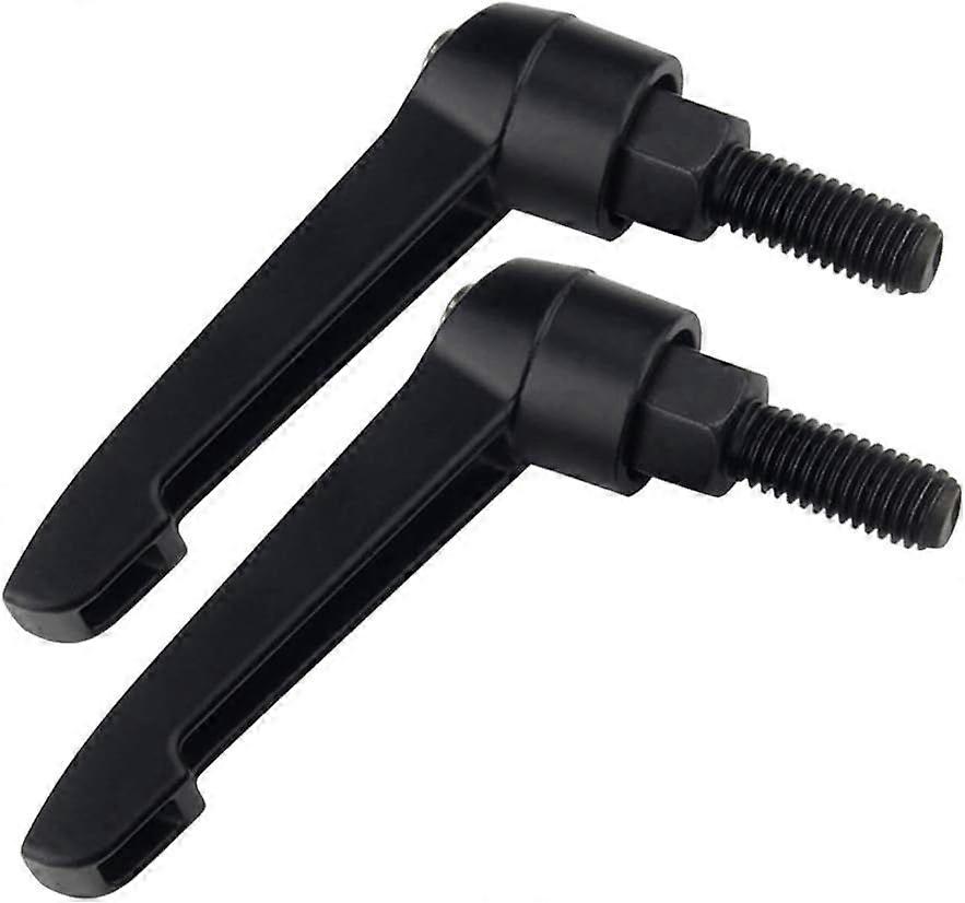 Hardware Fixing Clamping Lever Knobs Handle - Adjustable L Shape Clamping Handle Machine Knobs Female or Male Thread M10_x_25,Starlight,2Pcs