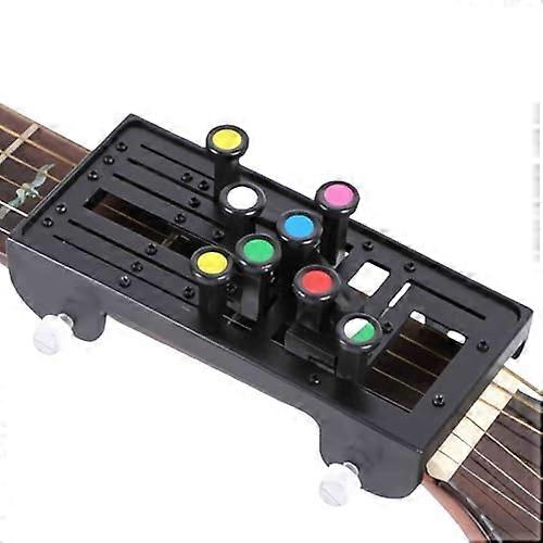 LeftHanded Guitar Learning System with ColorCoded Chord Guide for Beginners Acoustic Electric Black