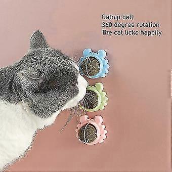3pcs Cataire Boule Chat En Bonne Santé Boule De Sucre Nutrition Chat Collations Bonbons Spinning Ball Molaire Dents Nettoyeur Drôle Interactive Chat Jouets