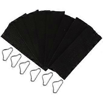 Triangle Rings Silvery Triangle Rings for Trampoline Replacement 60Pcs