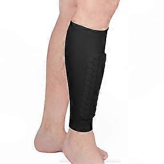 Lightweight Gel-Padded Shin Guards, Honeycomb Calf Protectors for Kids and Adults