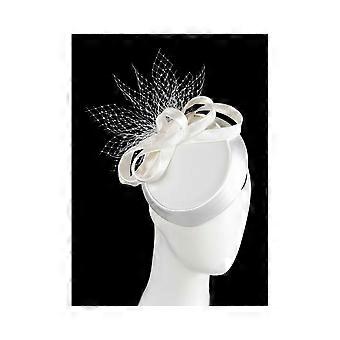 Custom Made Cream Cocktail Pillbox Hat K5011C