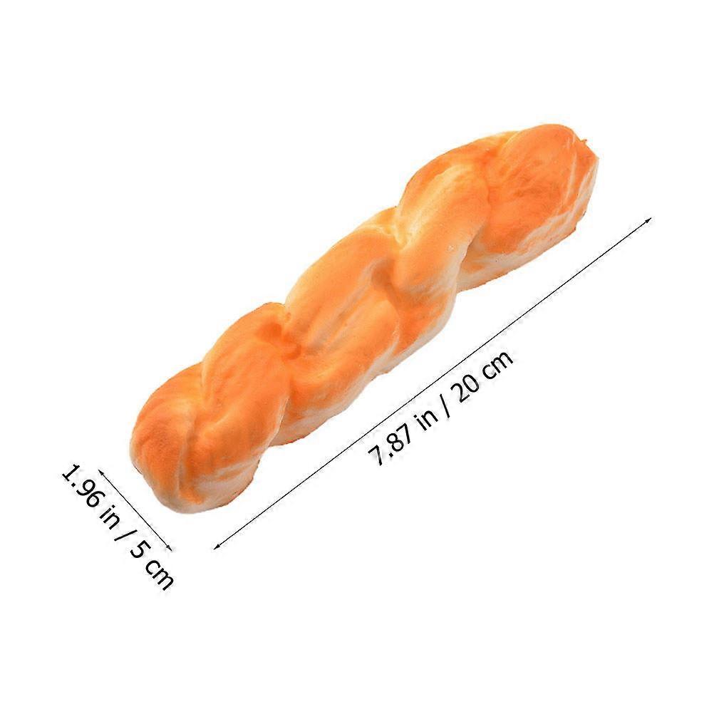 PU Simulated Bread Models Artificial Bread Photo Props for Bakery 6Pcs