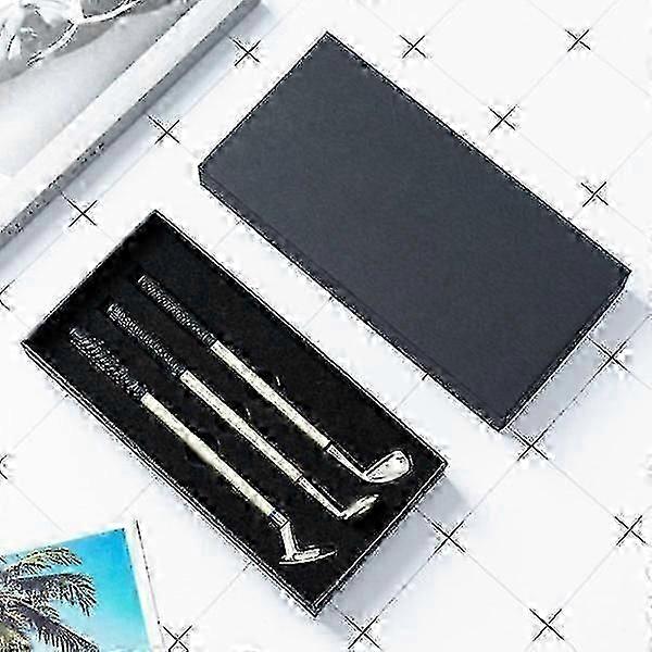 Mini Desktop Golf Ball Pen Gift Set