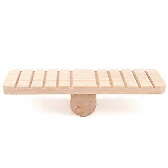 Kleine Haustierwippe aus Holz, Spielzeug für Hamster, Kauspielzeug
