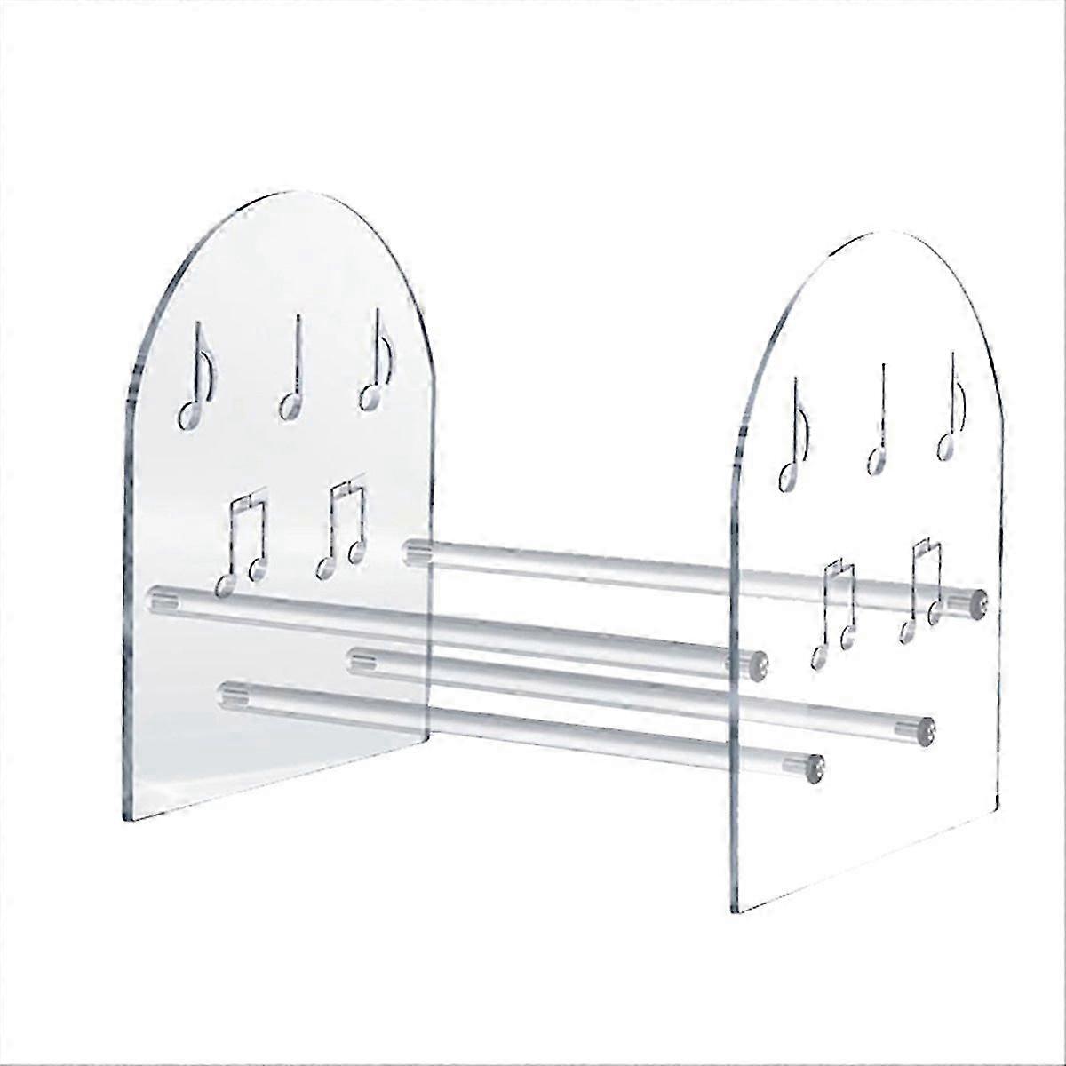 Acrylic Display Shelf compatible with CD Records Multi-function Organizer Rack