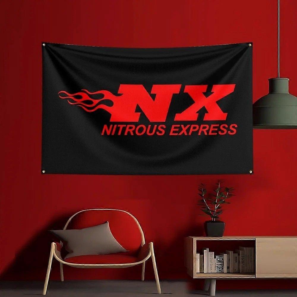 Nitrous Express NX bilracingflagga VQ0463