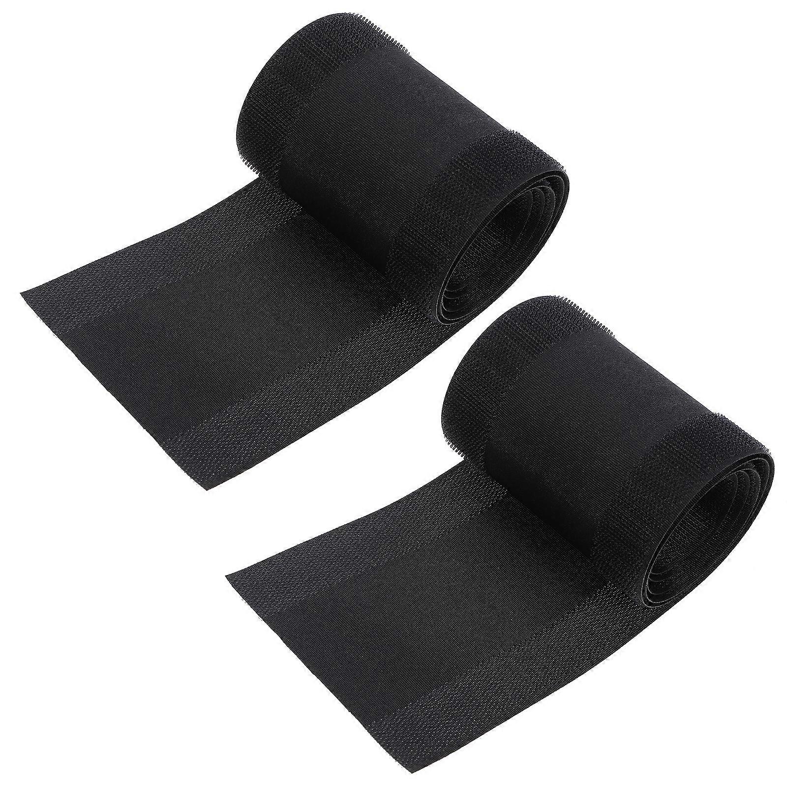 2 Pcs Floor Cord Covers Hook and Loop Cable Straps Floor Cable Protectors