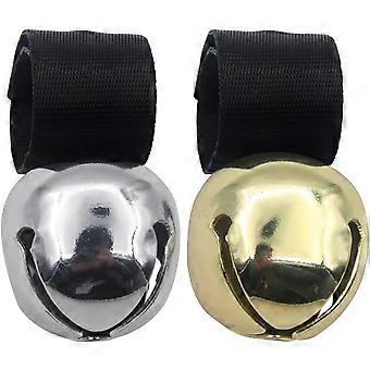 Large Dog Collar Bell for Training, Hiking, Walking, Hunting, Pet Tracker, 2 Pack 1.5" Extra Loud Pet Bell for Save Wildlife and Birds (Bear Bell, Cow