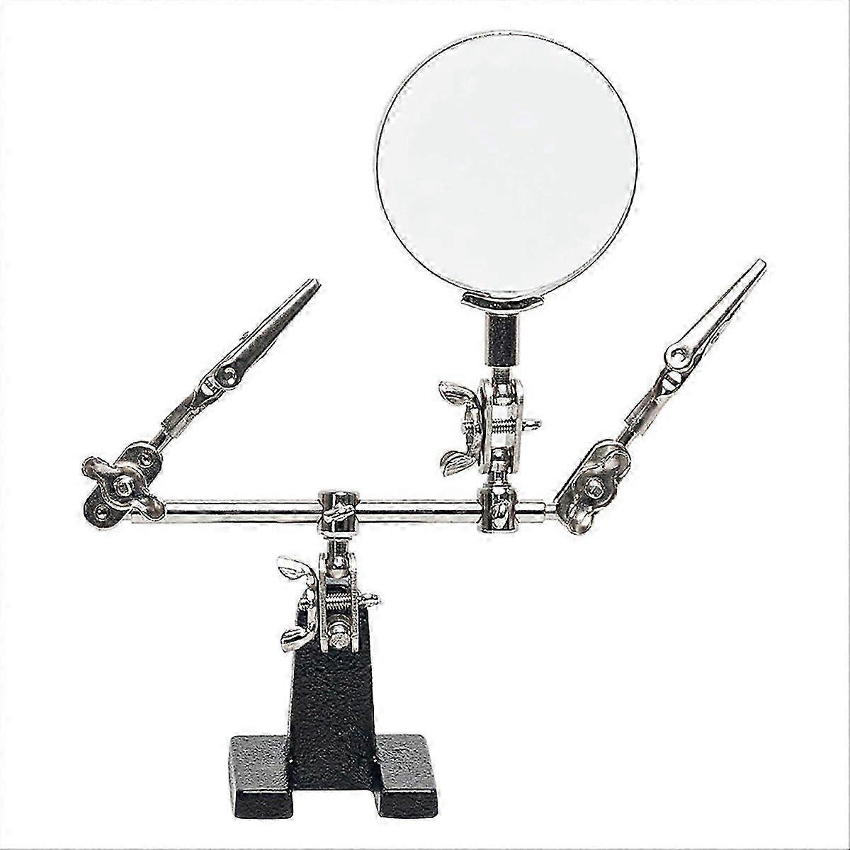 Helping Hands Magnifier with Dual Adjustable Alligator Clips