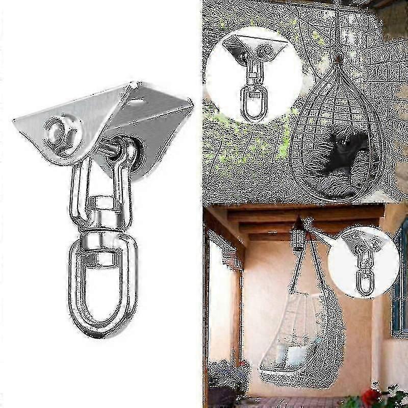 Hammocks 360 Hammock Chair Hanging Ceiling Mount Spring Snap Swivel Hooks Hardware Kit