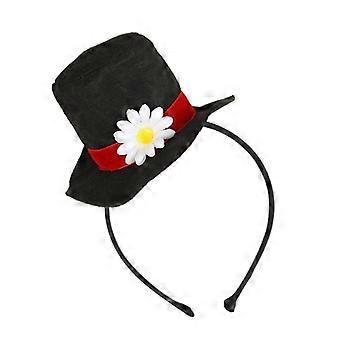 Klassischer Fedora-Hut mit flacher Krempe, dekorativer Haarreif für trendige Outfits, lässiger Hut für legere Anlässe