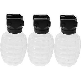 Perlen-Unterpackung, Flasche, 3er-Set, Nachfüllflaschen aus Kunststoff mit Adapter, leicht zu transportieren, für Jungen und Mädchen, Schaumblaster-Spiele im Freien
