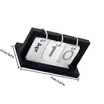 Dockhusminiatyrkalender för dekoration trälegering 2 st