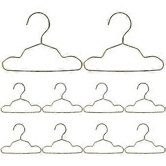 10Pcs Metal Pet Hangers Mini Clothes Hanger Dog Hangers Pet Hangers Small Cat Hangers