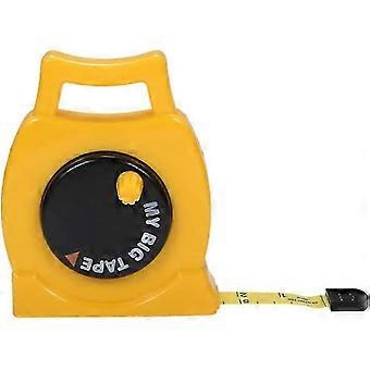 Soft Retractable Measuring Tape for Kids - 1m Yellow Pretend Play Measurement Tool