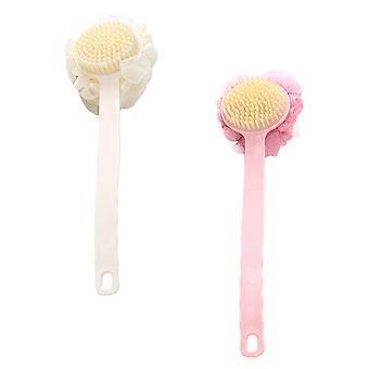 Bath Long Handle Back Cleaning Scrubbers for Body 6Pcs Set