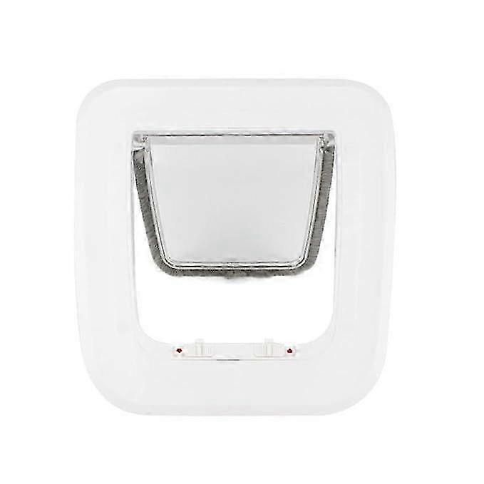 Windproof Mounted 4 Manual Locking Options Cat Door