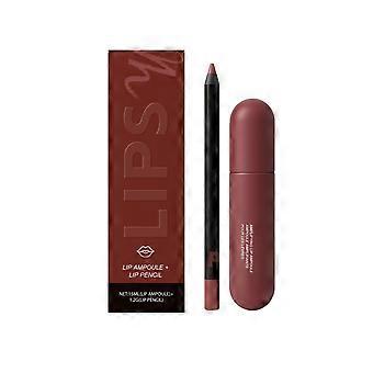 Læbepomade læbeliner med fugtgivende lipgloss til fyldig, naturlig læbefarve og glat makeup-påføring