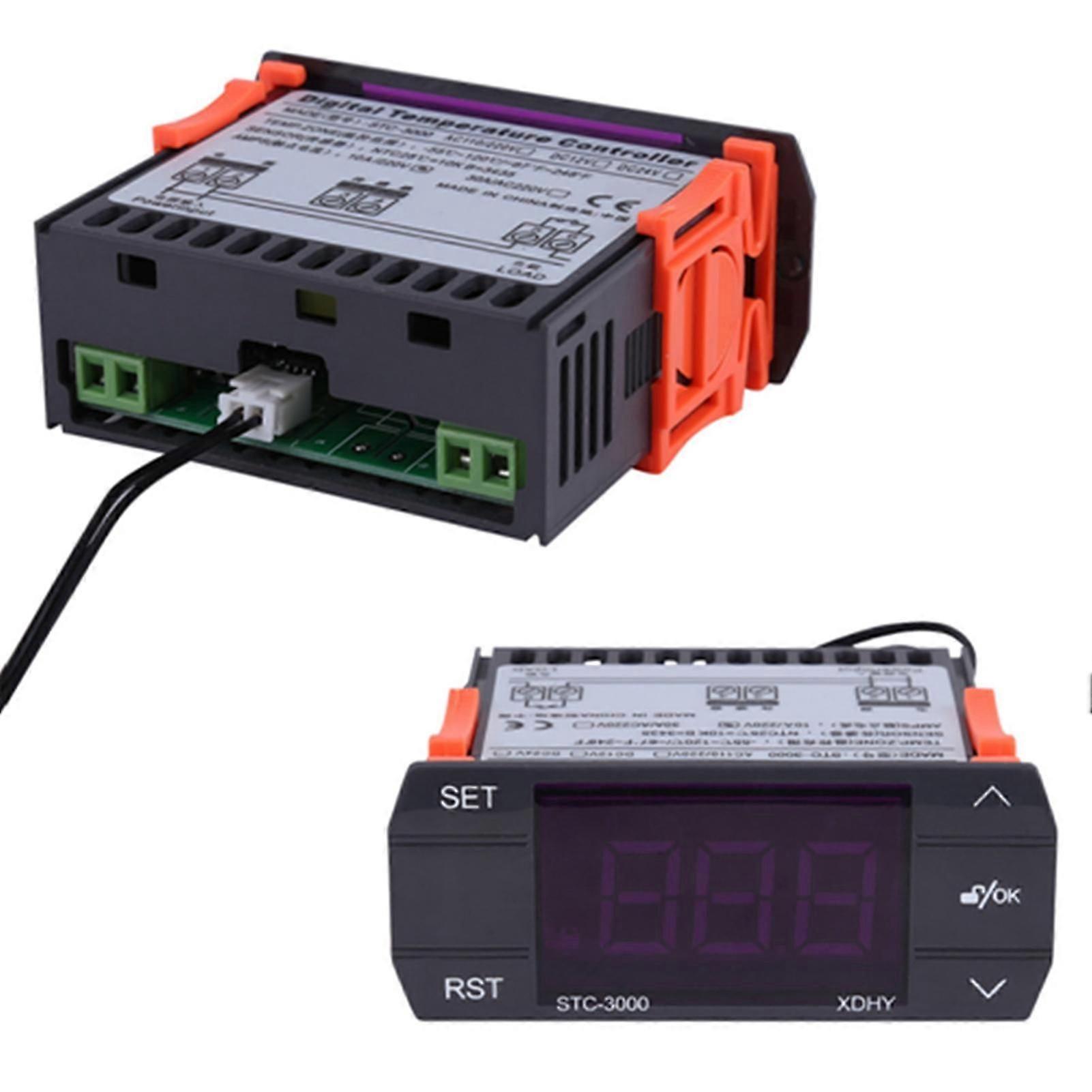 STC-3000 Touch Digital Temperature Controller Thermostat with Sensor 30A
