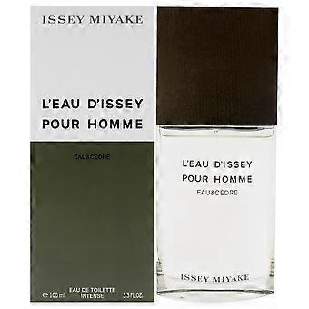 Issey Miyake Leau Dissey Eau and Cedre Intense für Herren 3.3 oz EDT Spray