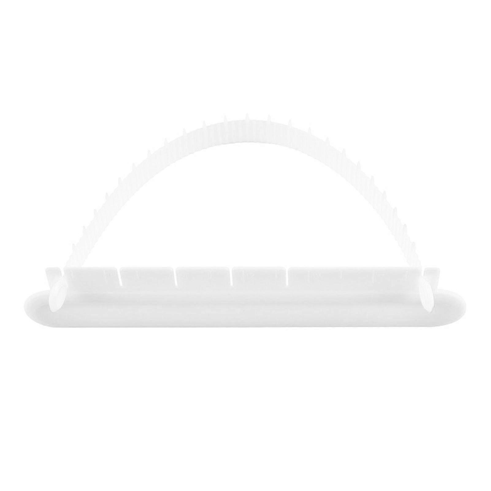 Durable Plastic Cake Arc Ruler with Scale and Marking