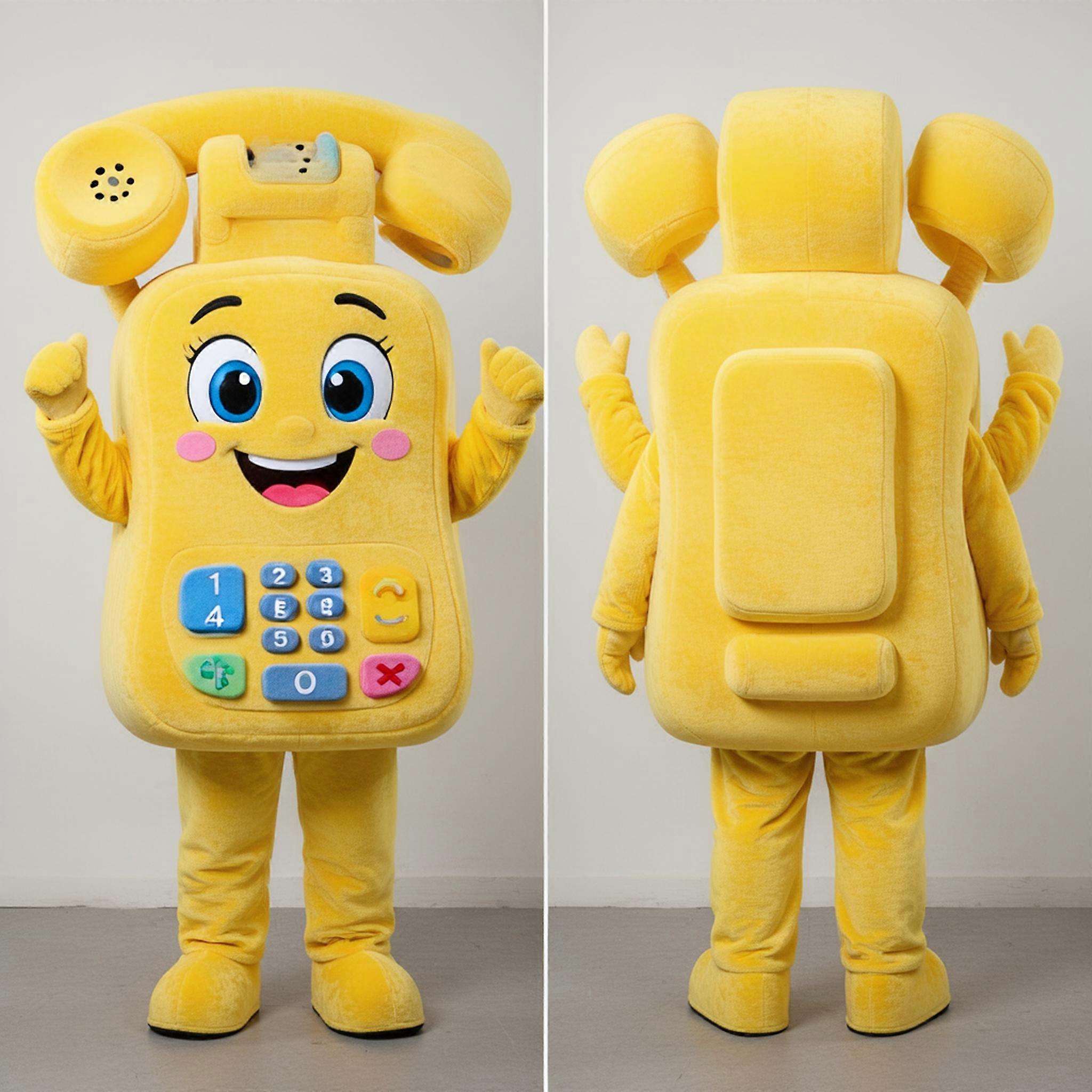 MASTICOT Yellow Smiling Mascot