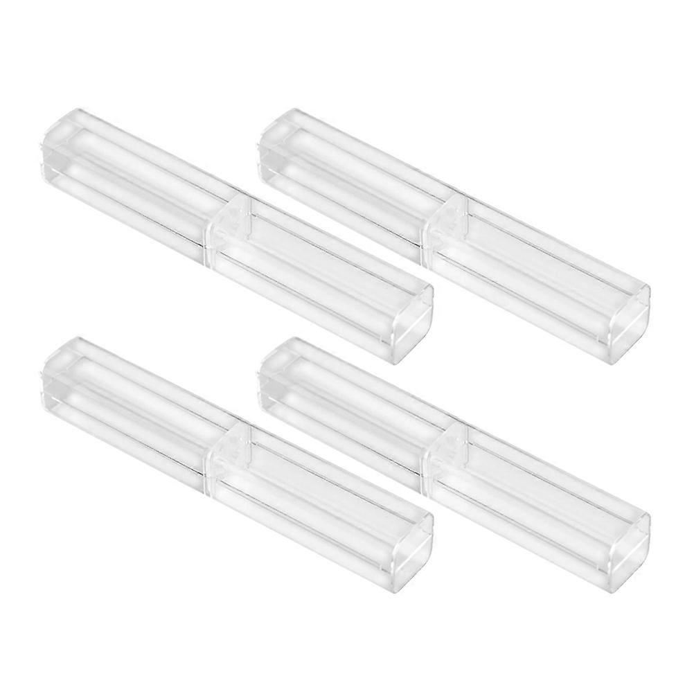 Pen Case Transparent Plastic for Storage 4Pcs Gift Empty Pen Boxes