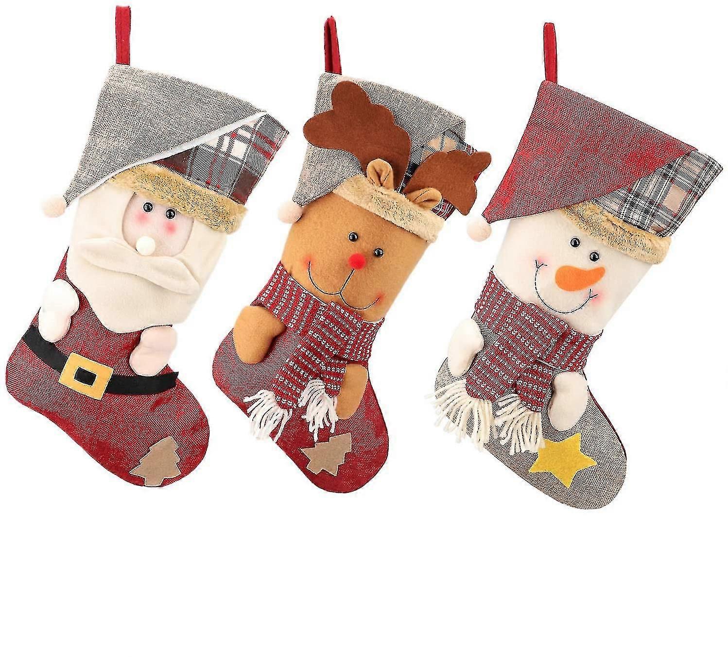 Christmas Stocking 3 Set 48cm yi