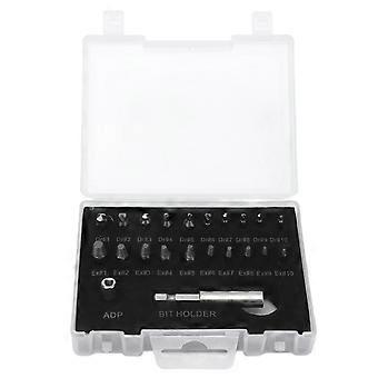 Schrauben-Auszieher-Kit Chrom-Vanadium-Stahl-beschädigter Schraubenbolzen-Entferner-Werkzeugsatz mit Aufbewahrungsbox