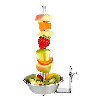 Bird Cage Feeder StainlessSteel Treat Holder Stainless Parrot Feeder for CockatielFinch Pet Crate Pole Outside Backyard