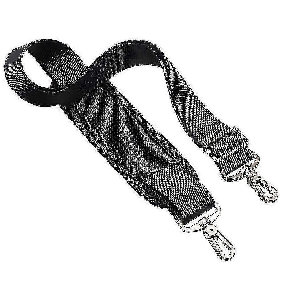 Single Shoulder Strap Compatible withLaptop Bag, Adjustable Padded Gym Strap Black